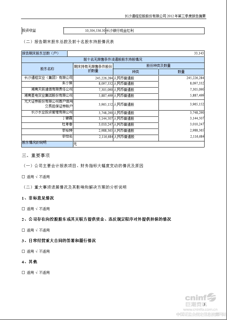 通程控股：第三季度报告正文.ppt_第3页