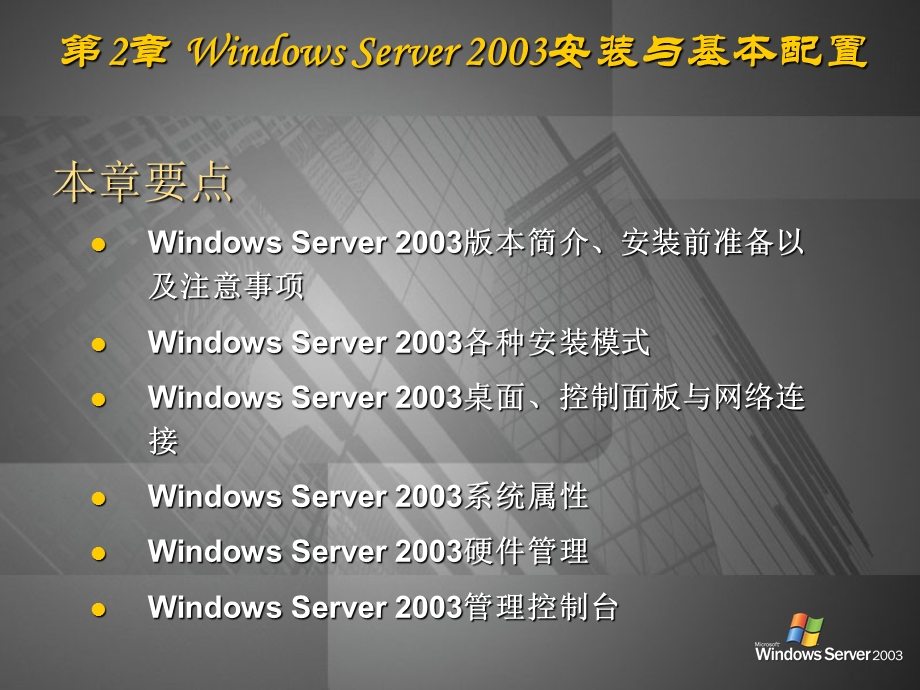 WINDOWSSERVER2003安装与基本配置.ppt_第3页