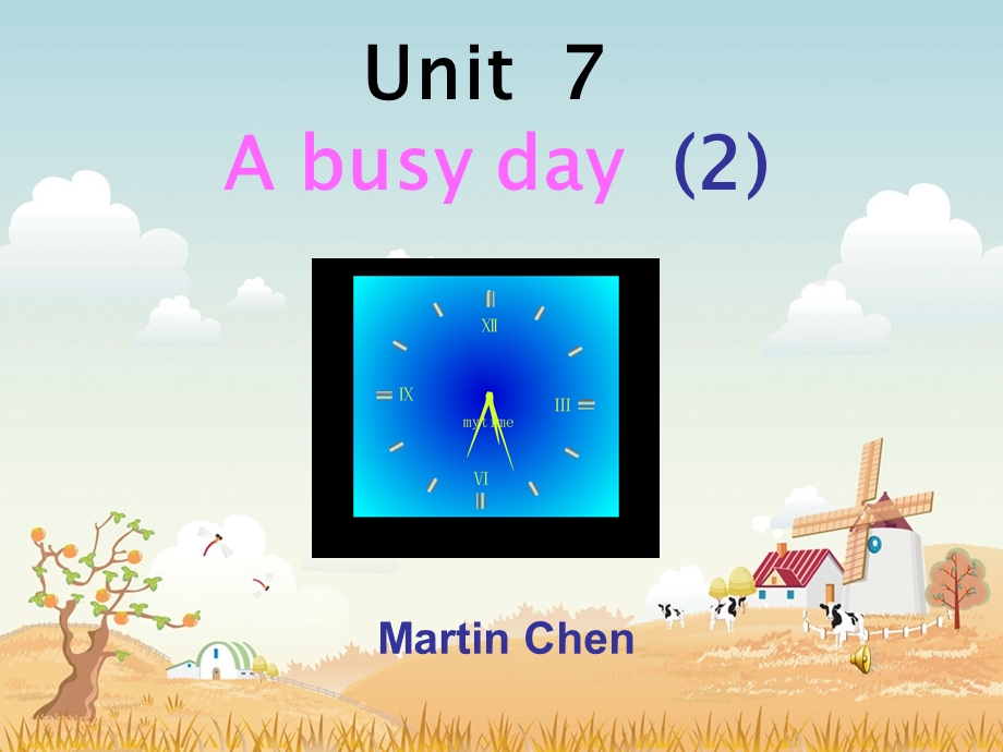 译林版牛津小学英语5B Unit 7 A busy dayBCD课件.ppt_第2页