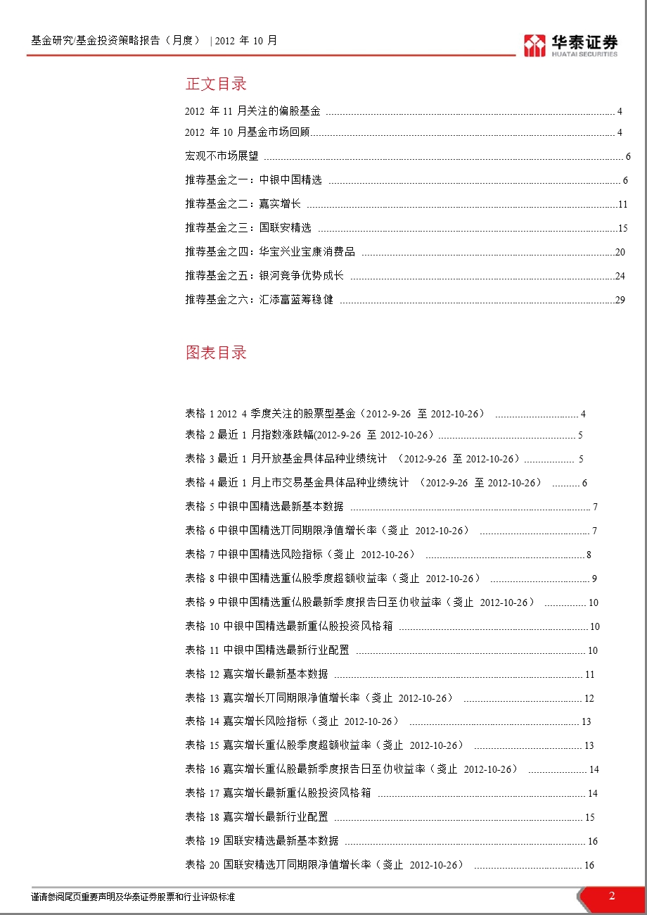 11月股票与混合型基金投资策略：控制偏股基金仏位精选优质个基1102.ppt_第2页