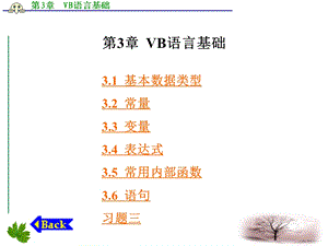 Visual Basic程序设计(第二版 VB语言基础.ppt