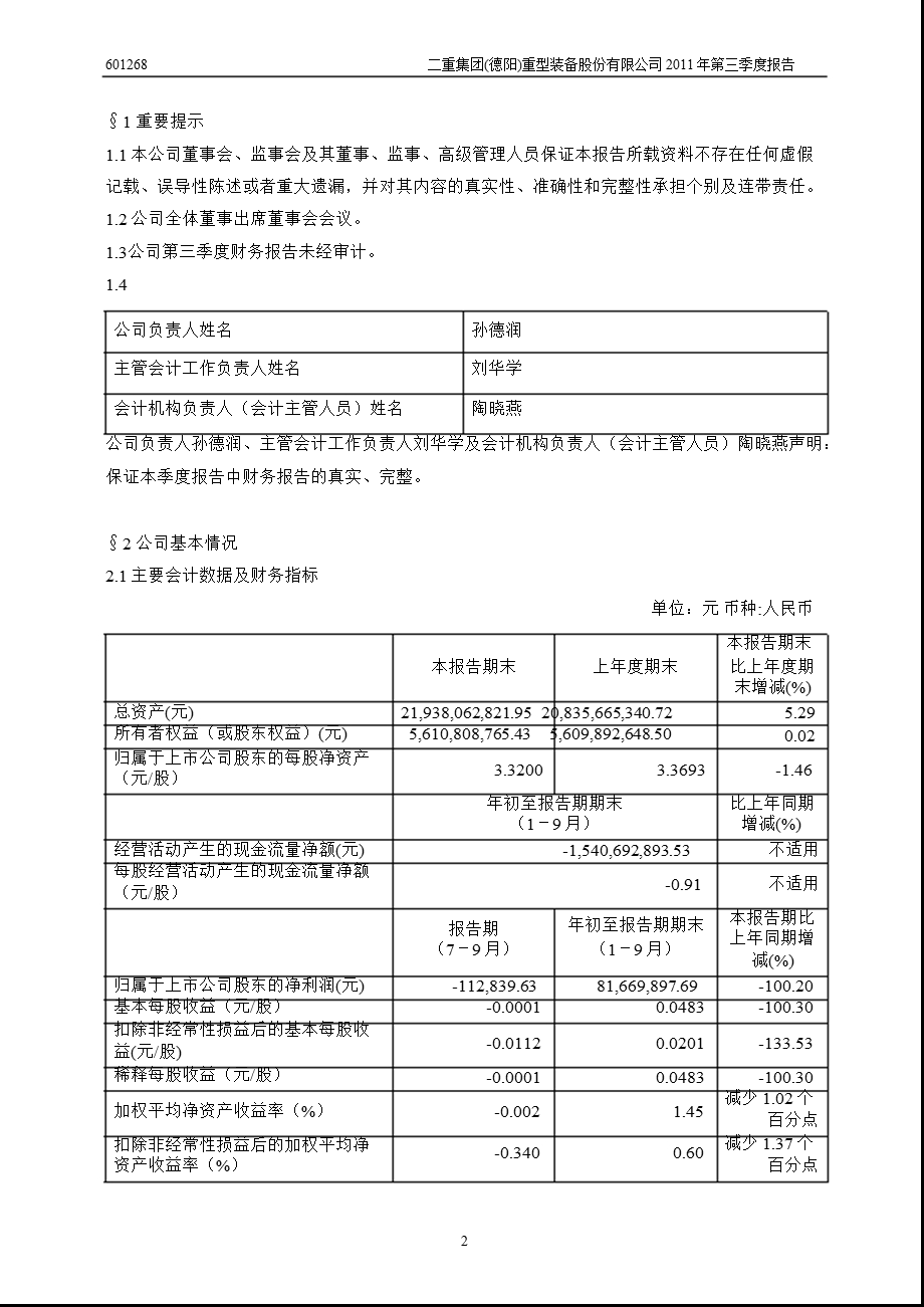 601268二重重装第三季度季报.ppt_第3页