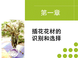 《插花艺术》第一章 插花花材的识别和选择(54P).ppt