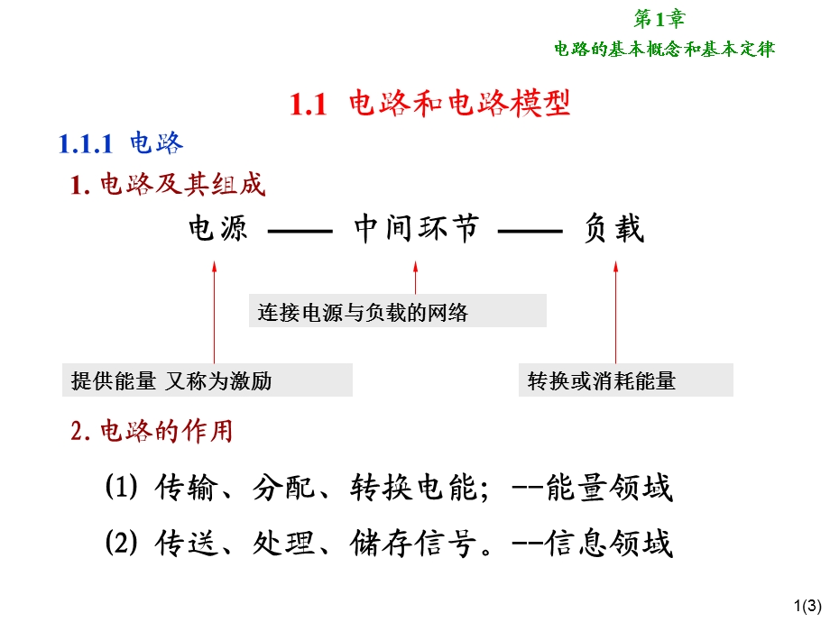 电工电子技术教学课件PPT电路的基本概念和基本定律.ppt_第3页