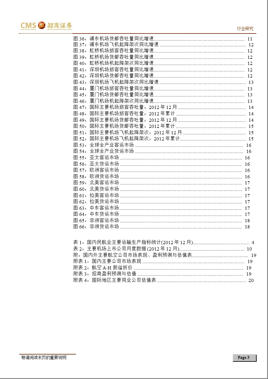 航空机场行业月报：需求信号仍是关键密切关注油价变化（1月下）130205.ppt_第3页