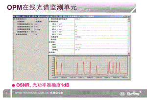 DWDM系统及其对IP业务的承载——烽火（下） .ppt