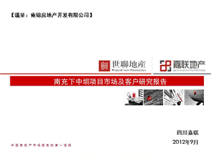 2013南充房地产项目调研报告.ppt