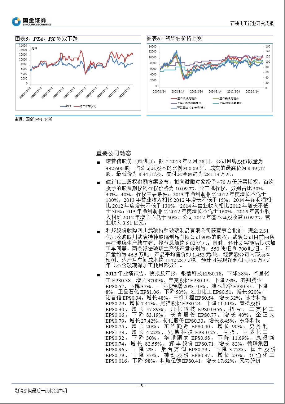 石油化工行业行业研究周报：农药市场表现良好,成长股优势显现130303.ppt_第3页