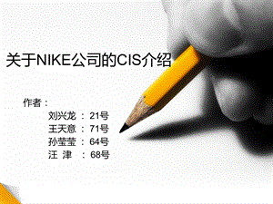 关于NIKE公司的CIS调查.ppt