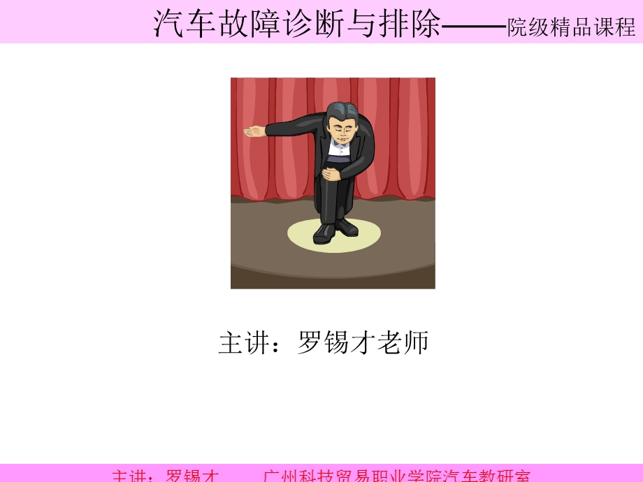 任务1 发动机起动困难故障诊断ppt广州科技贸易职业学院.ppt_第1页