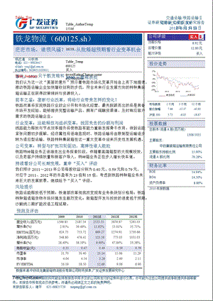 铁龙物流(600125)深度研究：茫茫市场谁领风骚？0214.ppt