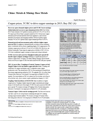 METALS&MINING：BASEMETALS：COPPERPRICESTCRCTODRIVECOPPEREARNINGSIN;BUYJXC(A)0125.ppt