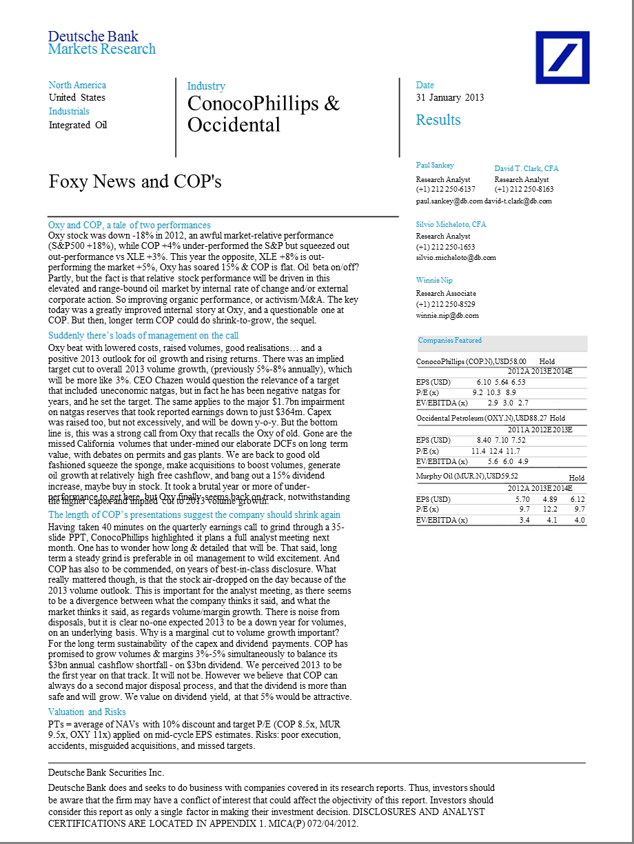 CONOCOPHILLIPS&OCCIDENTAL：FOXYNEWSANDCOP'S0201.ppt_第1页