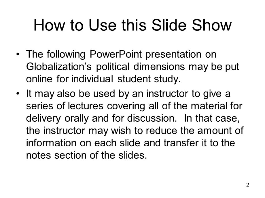 The Political Dimensions of Globalization.ppt_第2页