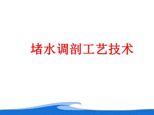 堵水调剖工艺技术.ppt