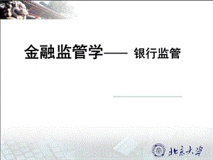 金融监管学——银行监管.ppt