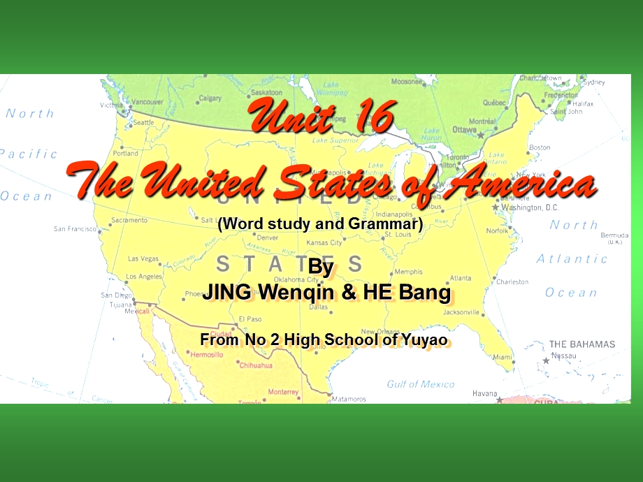 人教版高中英语课件：unit16 Word study and grammar.ppt_第1页