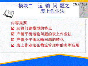 2.2.1产销平衡运输问题的表上作业法示例2.2.1产销平衡运输问题的表 ....ppt