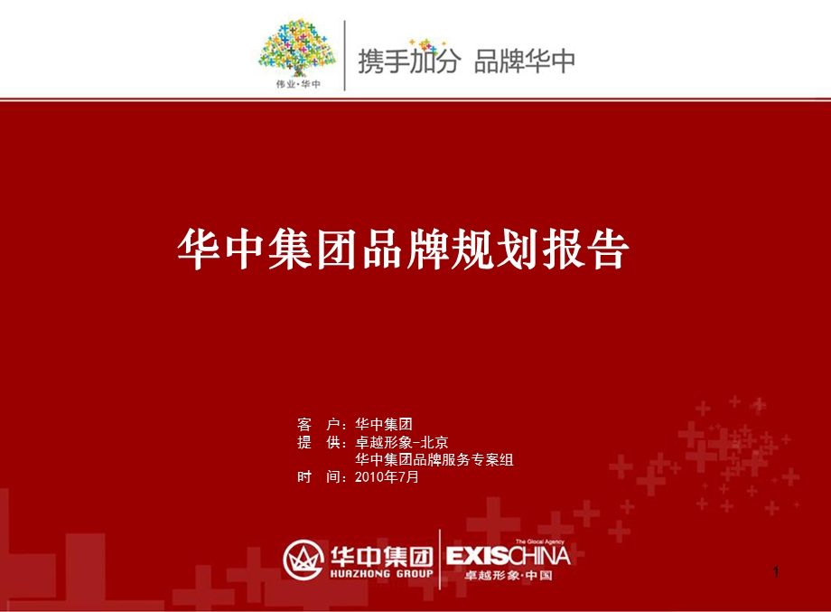 华中集团品牌规划报告(房地产） .ppt_第1页