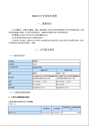 攀钢钒钛：半报告摘要.ppt