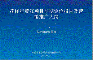 花样东莞黄江项目前期定位报告及营销推广大纲178P.ppt