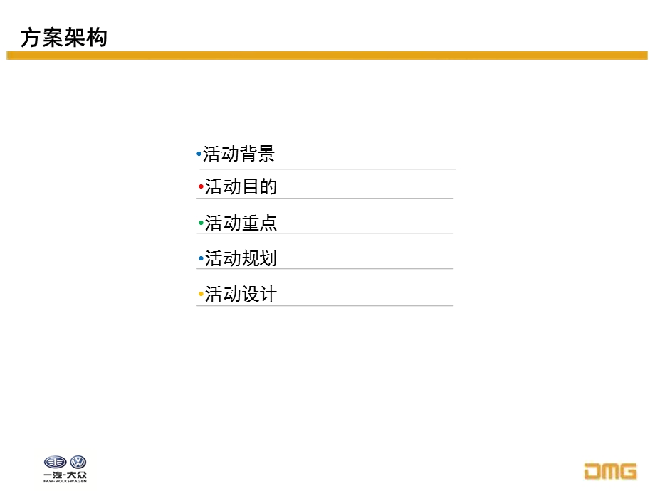 4S店新店开业庆典活动策划方案（一汽大众） .ppt_第2页