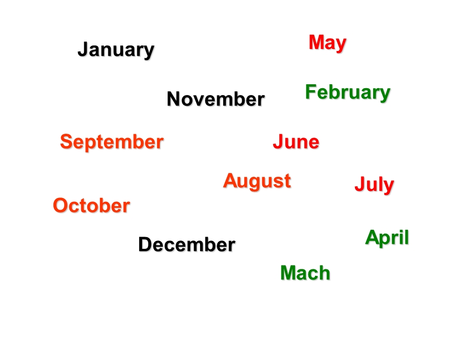 新pep6 五级下册unit 3my school calendar let39;s spell.ppt_第2页