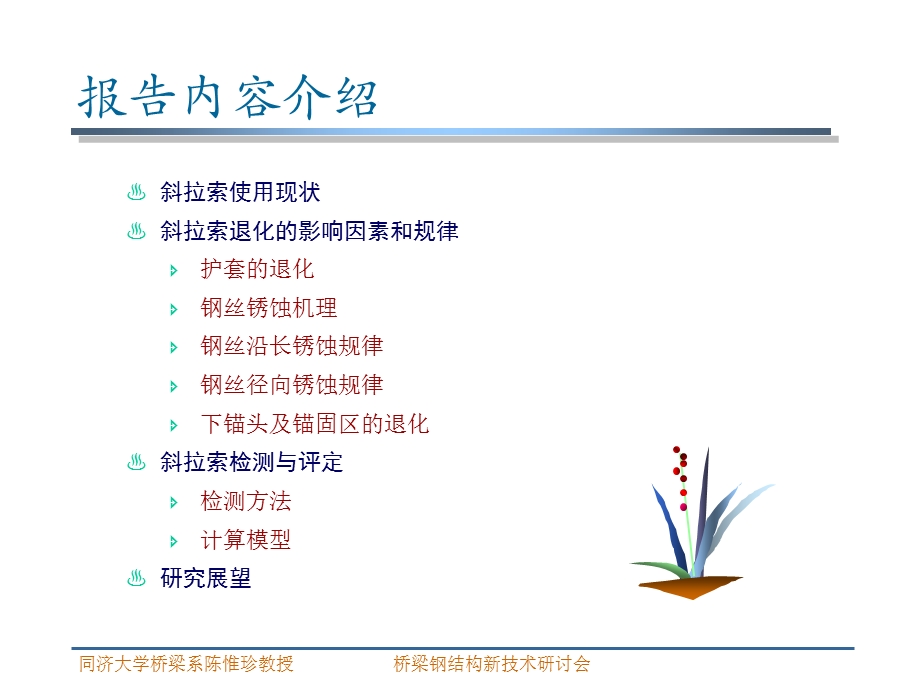 斜拉索退化规律剖析和损伤状态评定.ppt_第2页