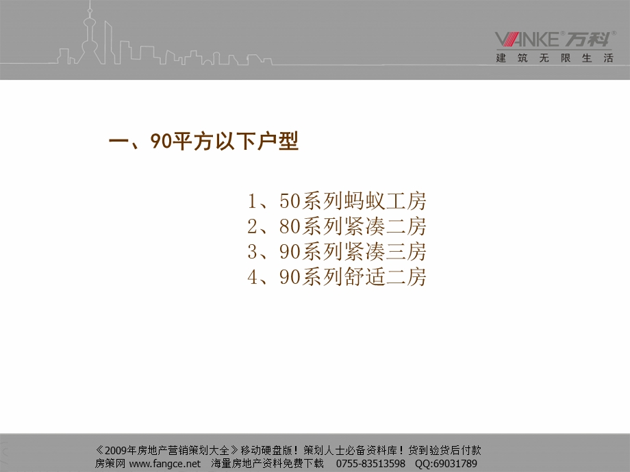 万科上海区域户型手册推介30PPT.ppt_第3页