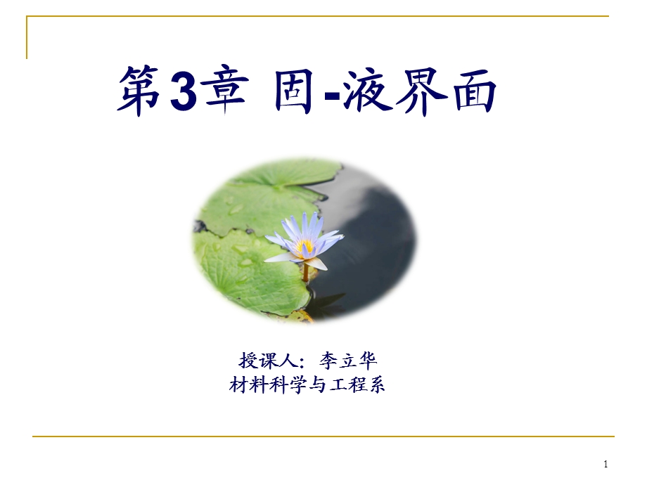 固液界面教学课件PPT.ppt_第1页