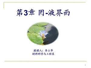 固液界面教学课件PPT.ppt