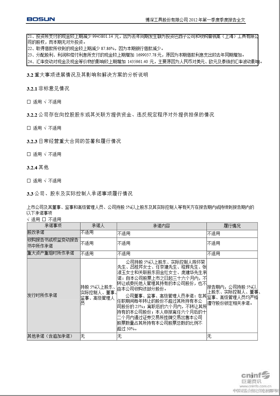 博深工具：2012年第一季度报告全文.ppt_第3页