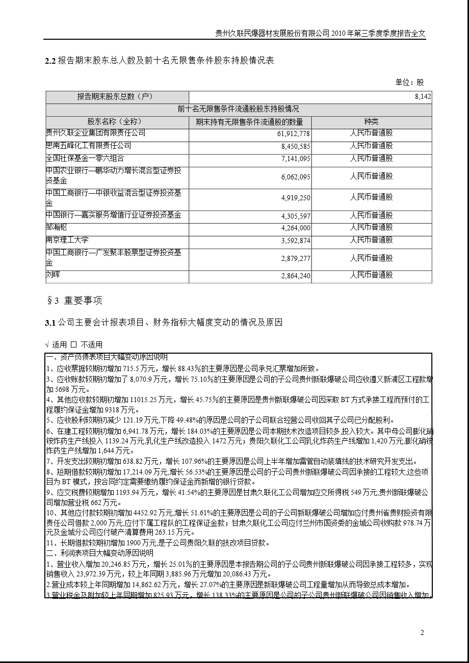 久联发展：第三季度报告全文.ppt_第2页