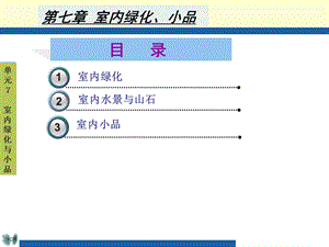 建筑装饰设计原理7室内绿化与小品.ppt