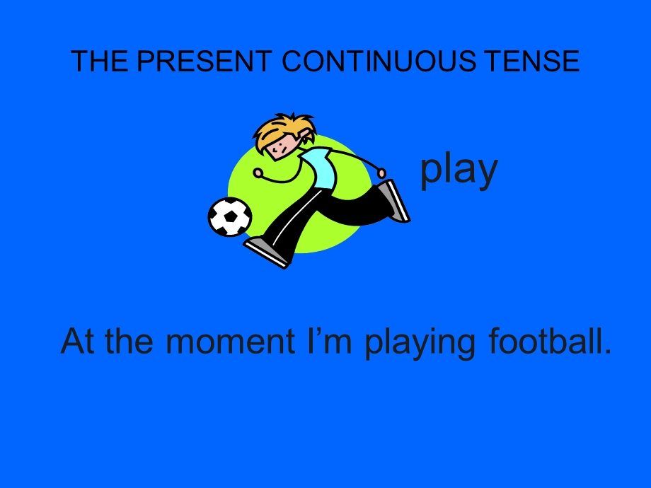 THE PRESENT CONTINUOUS TENSEmaristes.cat.ppt_第1页