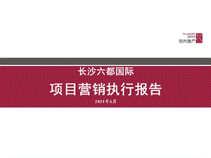 长沙六都国际 项目营销执行报告70P.ppt