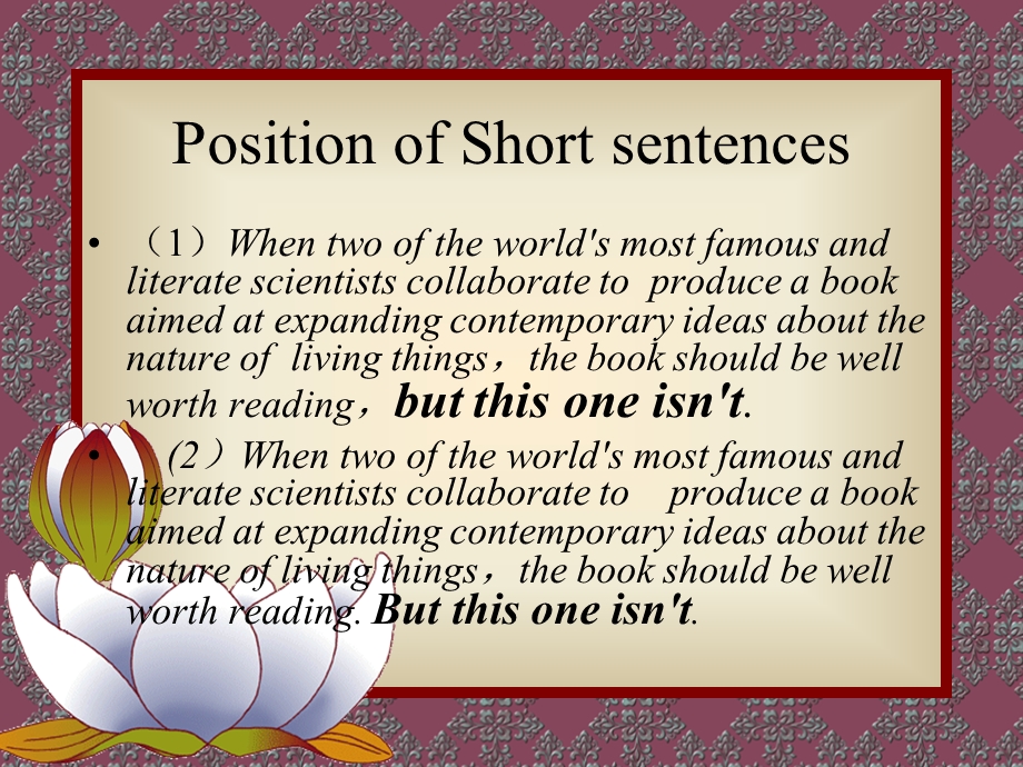 Chapter 13Choice of sentenceLong and short.ppt_第2页