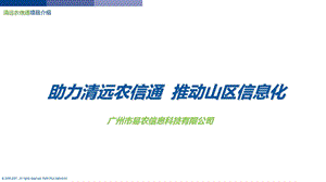 广东某地移动农信通本地化运营方案.ppt