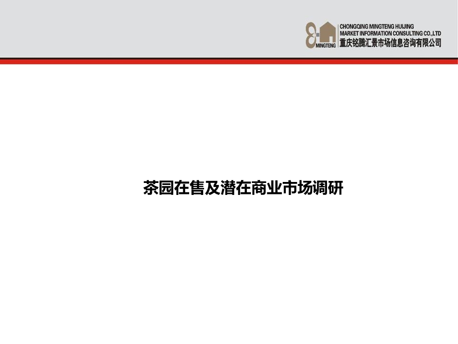 茶园新区商业调查报告0808.ppt_第1页