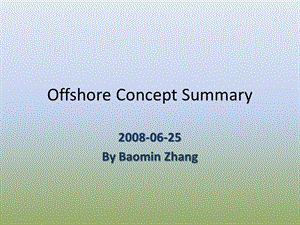 Offshore Concept Summary.ppt