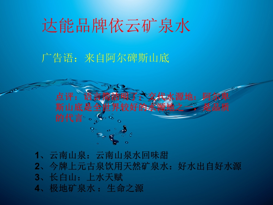 各种品牌水广告的广告语.ppt_第3页