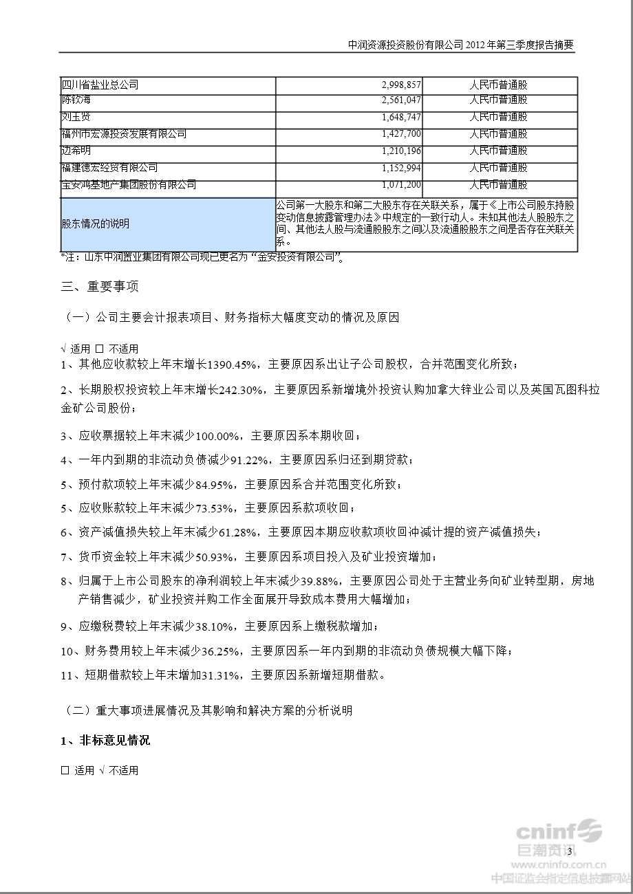 中润资源：第三季度报告正文.ppt_第3页