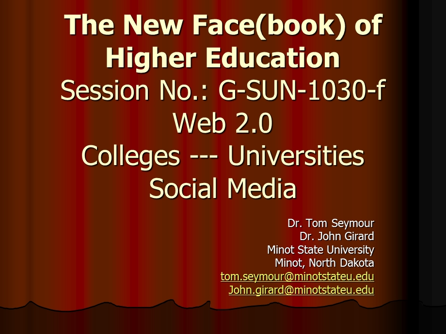 Colleges, Universities and Social Media.ppt_第1页