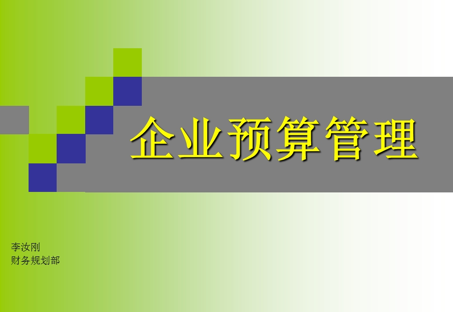 企业预算管理.ppt_第1页