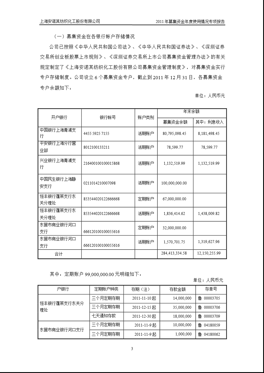 安诺其：募集资金使用情况专项报告（更新后） .ppt_第3页