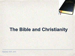 欧洲文化入门 The Bible and Christianity.ppt