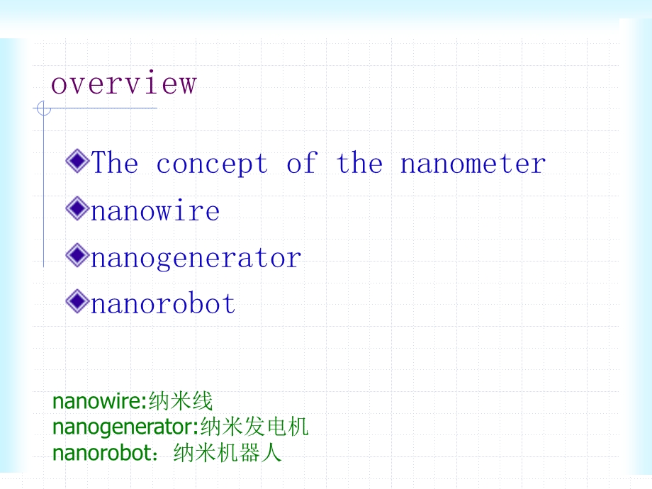 纳米技术英语演讲稿a glimpse of the nanoword还有对应的word文档呢.ppt.ppt_第2页