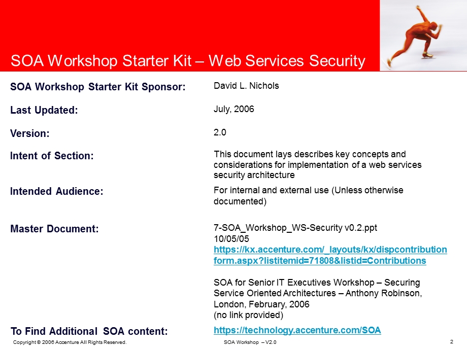 Accenture SlidesSoa Workshop Starter Kit Web Services Security, v2.0 (Jul ).ppt_第2页