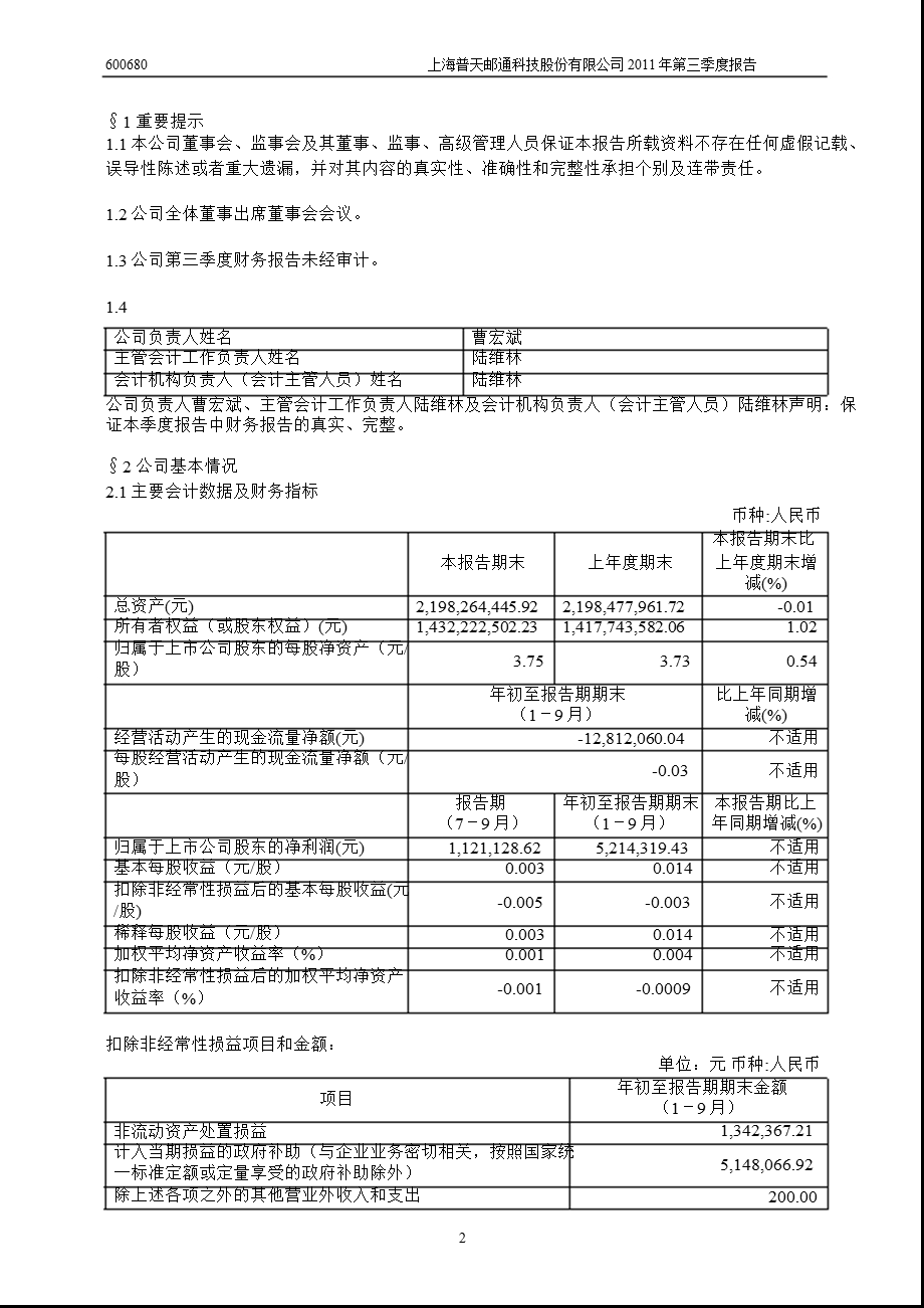 600680上海普天第三季度季报.ppt_第3页