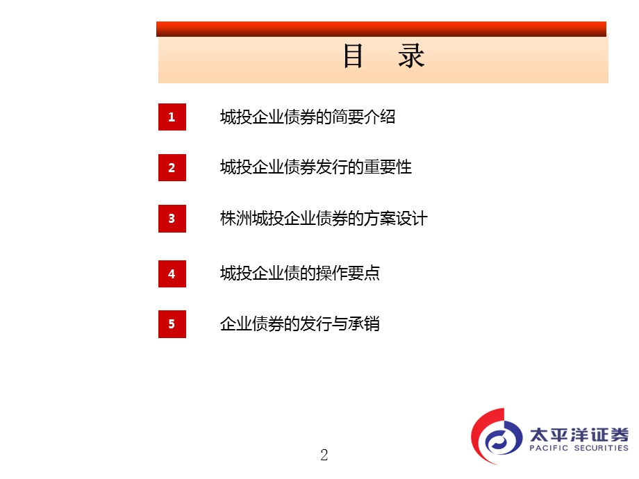 太平洋证券株洲城投公司企业债券融资项目建议书.ppt_第2页